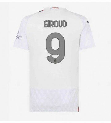 AC Milan Olivier Giroud #9 Replika Udebanetrøje Dame 2023-24 Kortærmet